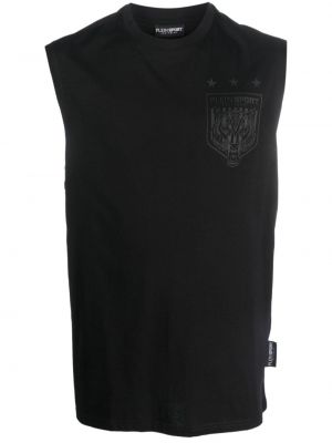 Tigrovaná vesta Plein Sport čierna