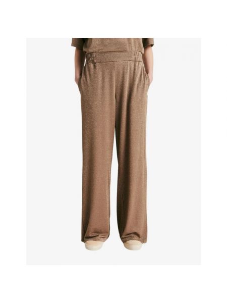 Pantalones de tela jersey Momoni marrón