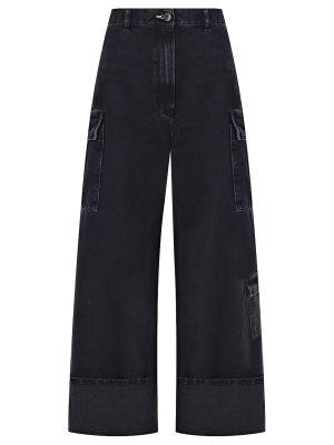 Хлопковые джинсы 3x1 черные