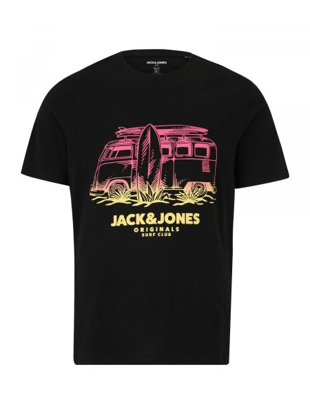 Tričko Jack & Jones Plus čierna