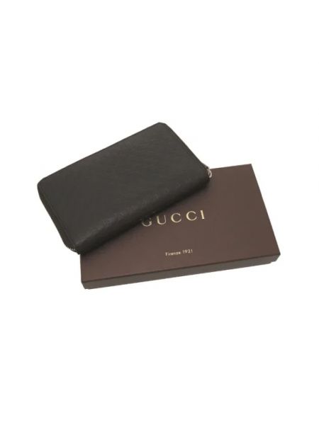 Portfel skórzany Gucci Vintage brązowy