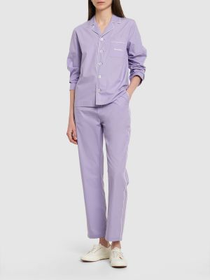 Chemise avec manches longues Sporty & Rich violet