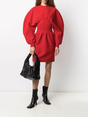 Mini vestido Bottega Veneta rojo