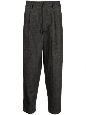 Pantalones de cintura alta Armani Exchange gris