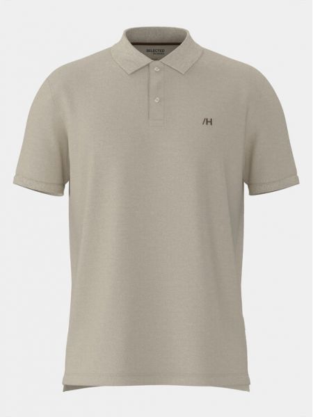 Polo majica Selected Homme bež