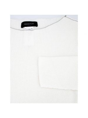Camisa de lana de algodón Fabiana Filippi blanco