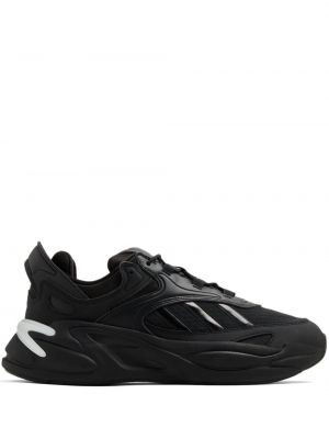 Sneakerși cu dungi cu dungi cu șireturi Adidas UltraBoost negru