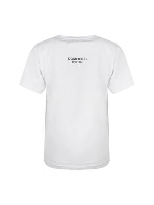 T-shirt oversize Domrebel Bianco