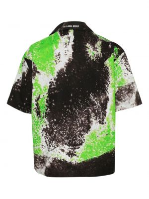 Bavlněná košile s potiskem s abstraktním vzorem 44 Label Group