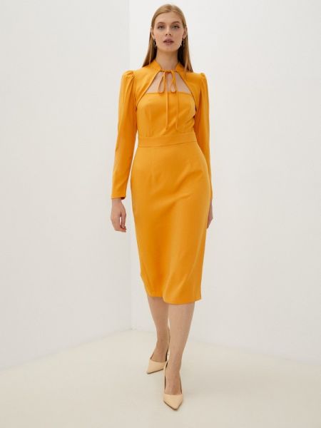 Платье-карандаш Vittoria Vicci оранжевое