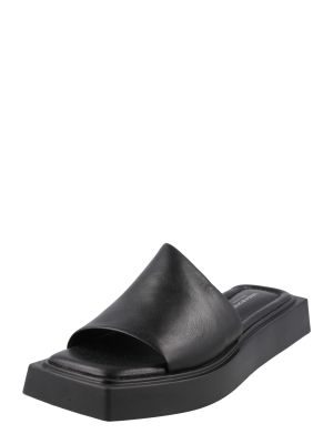 Șlapi din piele cu platformă Vagabond Shoemakers negru