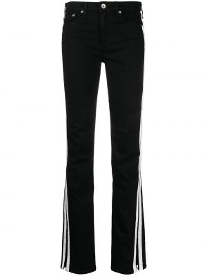 Stripete skinny jeans Rag & Bone svart