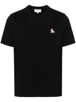 Тениска Maison Kitsuné черно