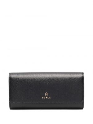 Portofel din piele Furla negru