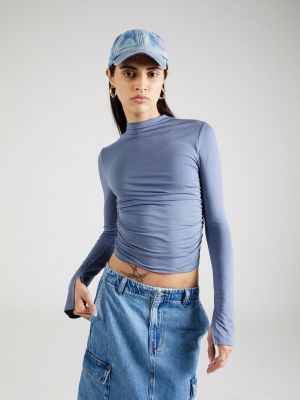 Marškinėliai ilgomis rankovėmis Gina Tricot pilka
