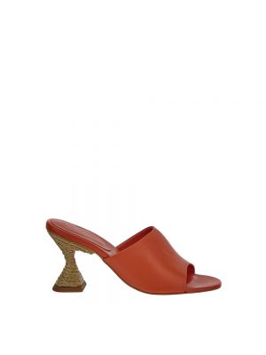 Chaussures de ville à talons Paloma Barceló orange