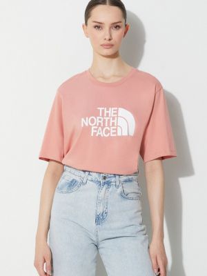 Relaxed памучна тениска с принт The North Face