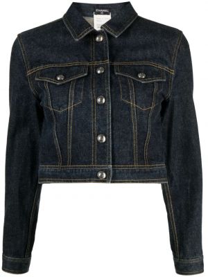 Džínová bunda Chanel Pre-owned modrá