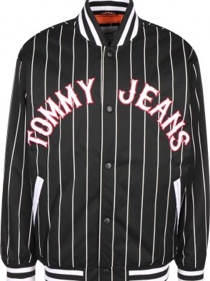 Τζιν μπουφάν Tommy Jeans μαύρο