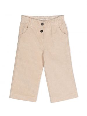 Pantaloni chino di velluto a coste di cotone Zhoe & Tobiah beige