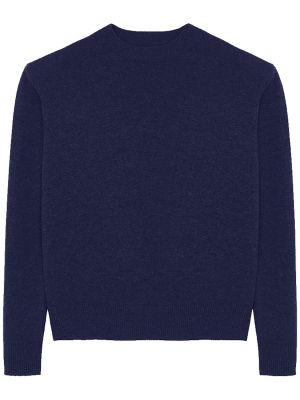 Sweter wełniany The Frankie Shop niebieski