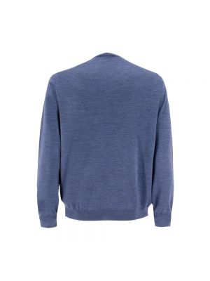 Sweatshirt mit rundem ausschnitt Fedeli blau