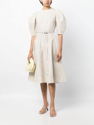 Mini robe avec manches courtes 3.1 Phillip Lim blanc