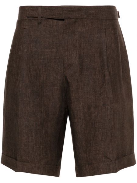 Lanene kratke hlače Briglia 1949 smeđa