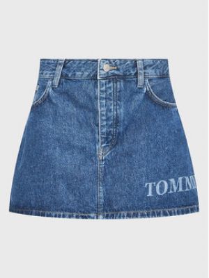 Priliehavá džínsová sukňa Tommy Jeans