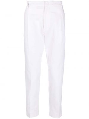 Pantaloni dritti Low Brand bianco