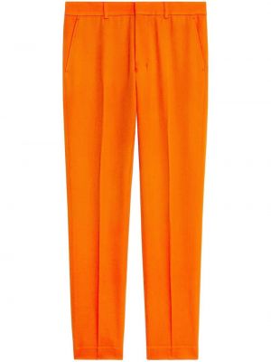 Pantaloni slim fit Ami Paris arancione