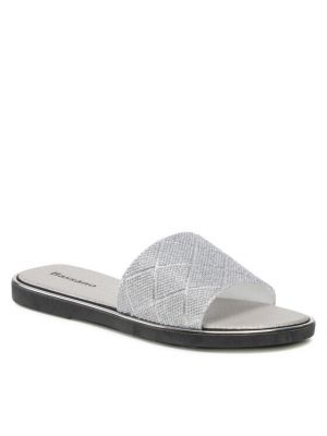 Sandály Bassano stříbrné