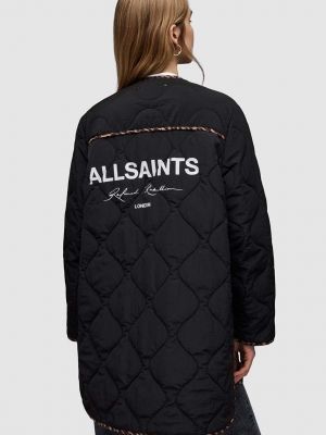 Oboustranný kabát Allsaints hnědý
