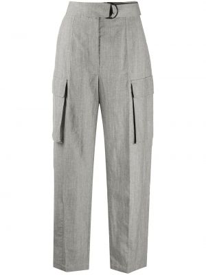 Карго панталони с джобове Brunello Cucinelli сиво