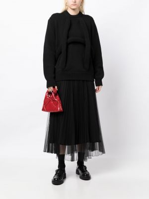 Pullover mit rundem ausschnitt Comme Des Garçons schwarz