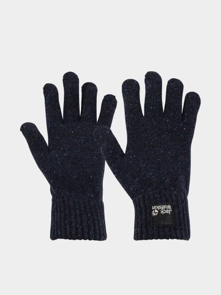 Синие перчатки Jack Wolfskin