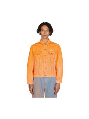 Pomarańczowa kurtka jeansowa Notsonormal