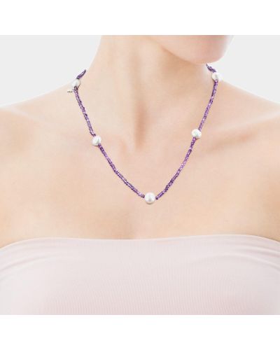 Ожерелье Tous фиолетовое