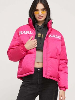Téli kabát Karl Kani rózsaszín