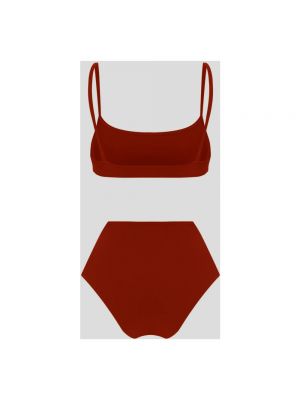 Bikini de cintura alta Lido rojo