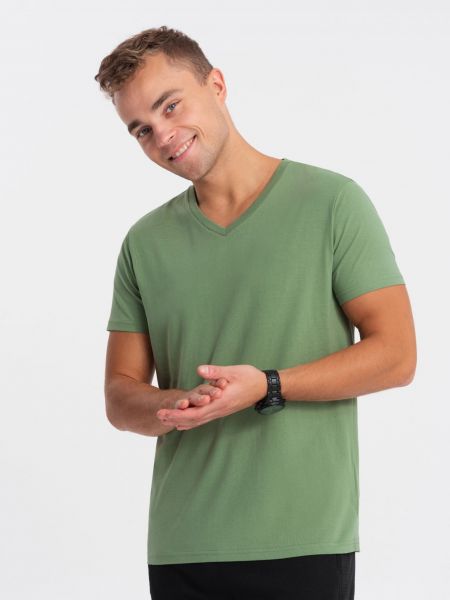 Tričko Ombre Clothing zelené