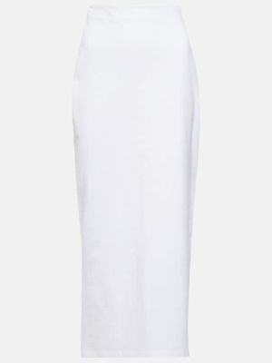 Spódnica midi Prada - Biały