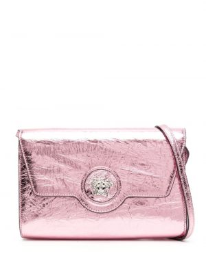 Чанта за ръка Versace розово