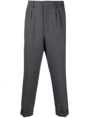 Pantalones plisados Ami Paris gris