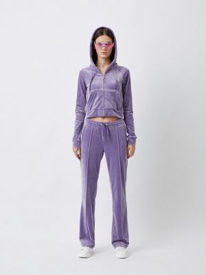 Спортивные штаны Juicy Couture фиолетовые