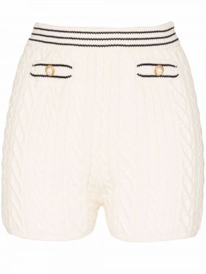 Shorts Alessandra Rich hvit