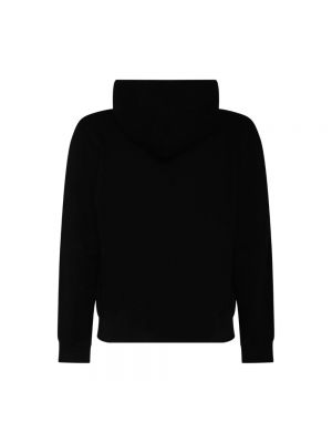 Bluza z kapturem bawełniana Jil Sander czarna
