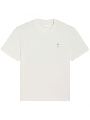 T-shirt en coton Ami Paris blanc