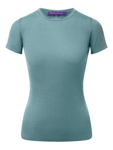Шелковая футболка Ralph Lauren синяя