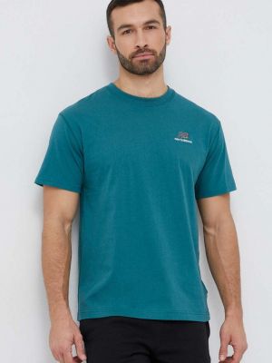 New Balance tricou din bumbac a , cu imprimeu - Verde